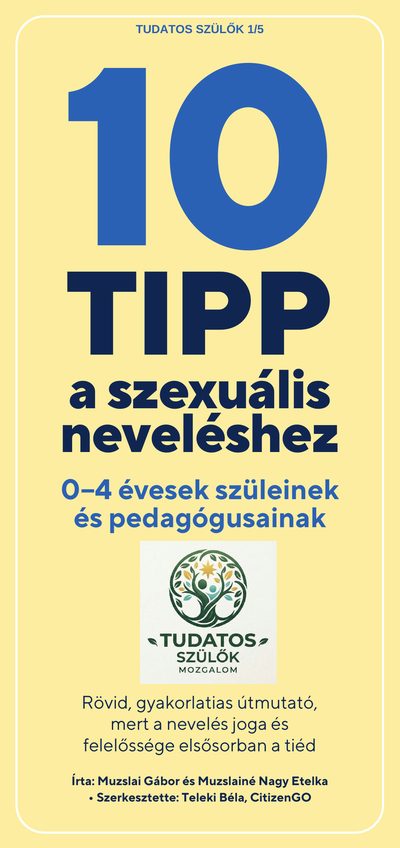 Tudatos Szülők 1/5: 0–4 évesek – a füzet borítója