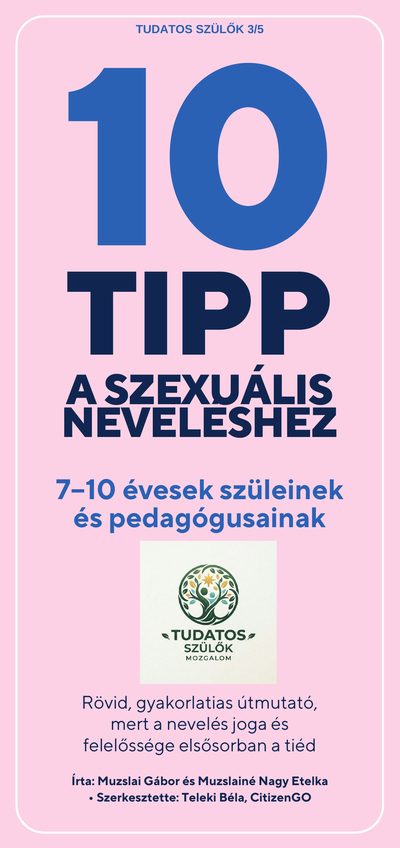 Tudatos Szülők 3/5: 7–10 évesek – a füzet borítója